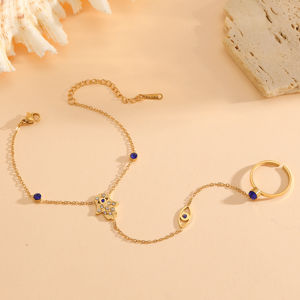 生命樹手背鏈｜戒指手鏈