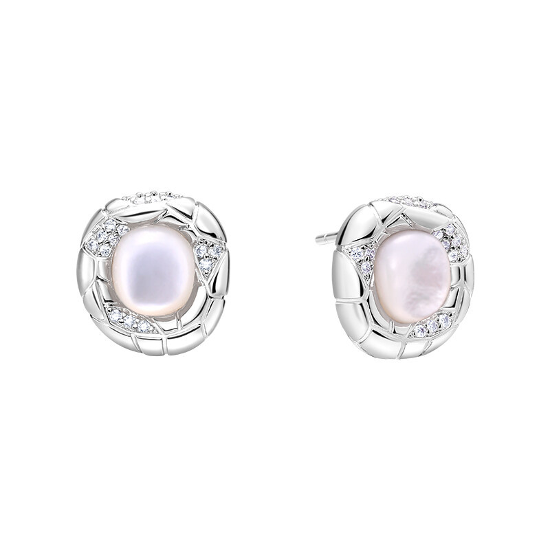 新年系列｜祥瑞·鴻運·納彩耳釘【銀色】