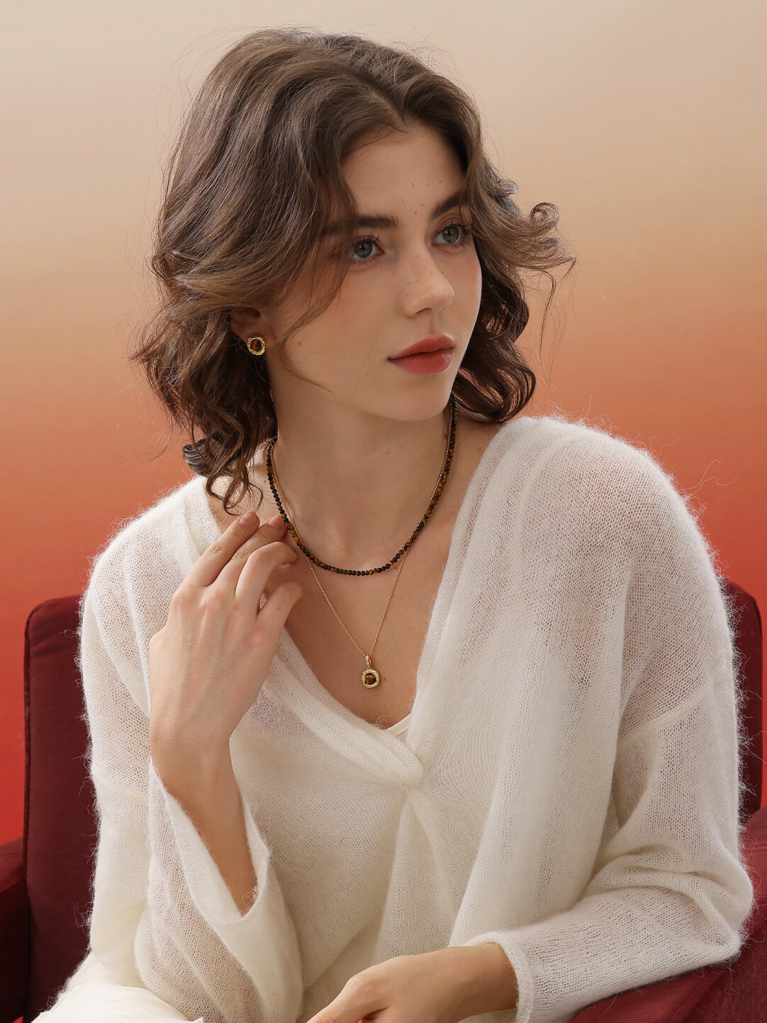 新年系列｜祥瑞·鴻運·納彩耳釘【銀色】