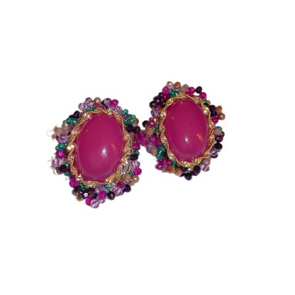 銀針珍珠耳環復古輕奢耳墜/清新甜美高级感耳飾