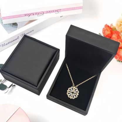 情人节礼物首选｜双心四叶草项链 一款两种戴法