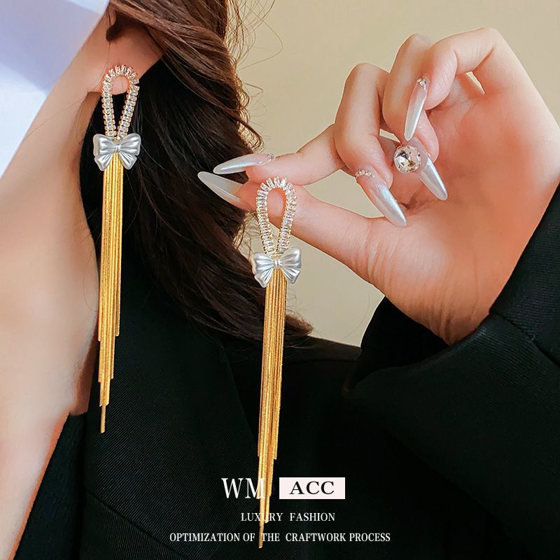 銀針珍珠耳環復古輕奢耳墜/清新甜美高级感耳飾