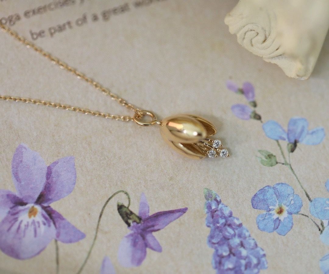 鈴蘭花仙子項鍊｜長45公分鎖骨鏈