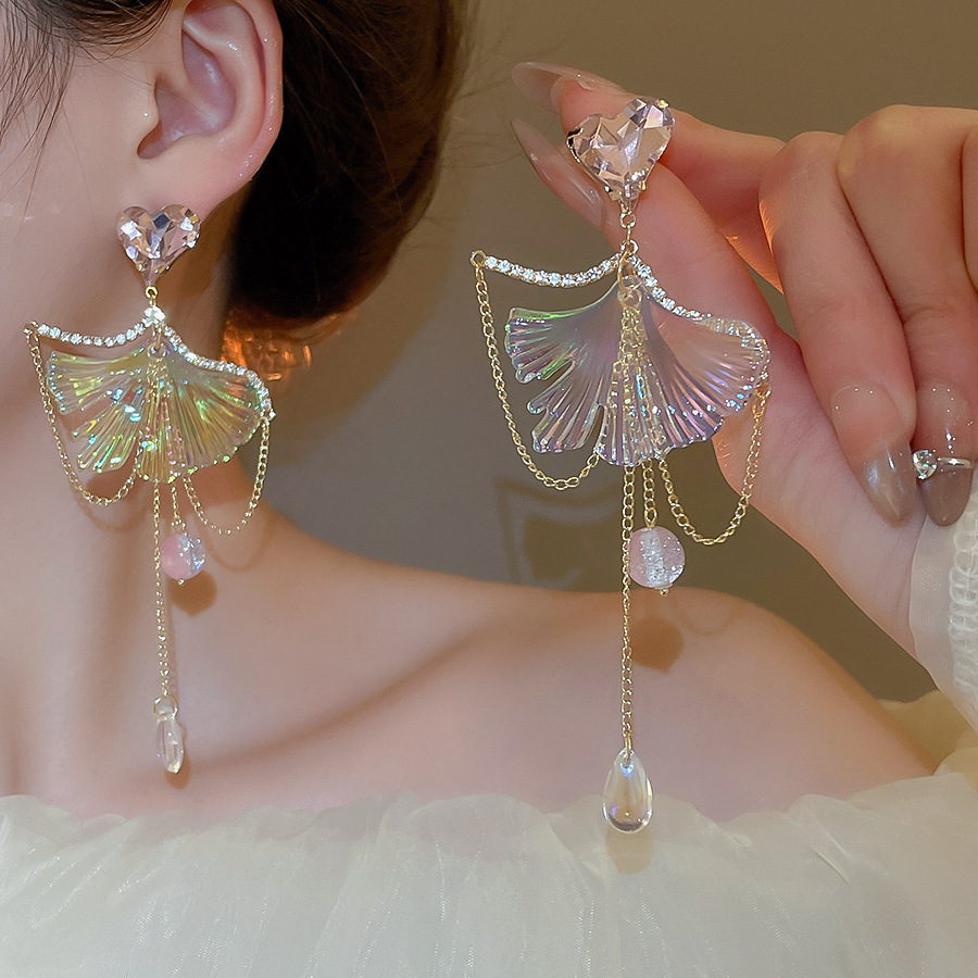 銀針珍珠耳環復古輕奢耳墜/清新甜美高级感耳飾