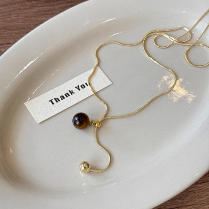 梅拉德金珠毛衣鏈｜可調節長度