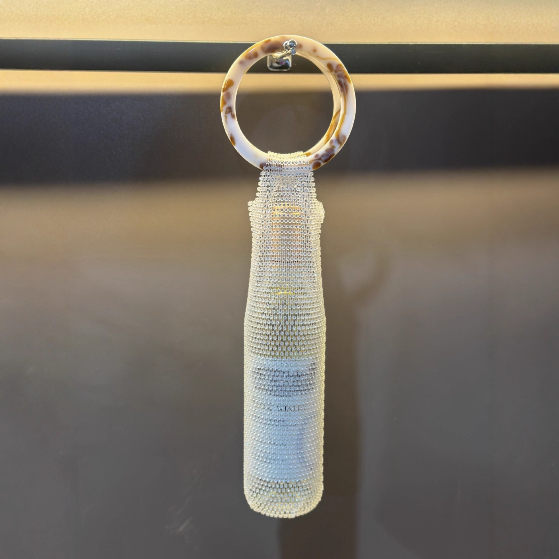 閃鑽葡萄酒編織袋750ml｜手拎袋水鑽手提收納袋｜純手工禮品袋