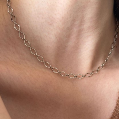 疊戴｜環環項鏈｜貓眼鑽球鏤空項鍊