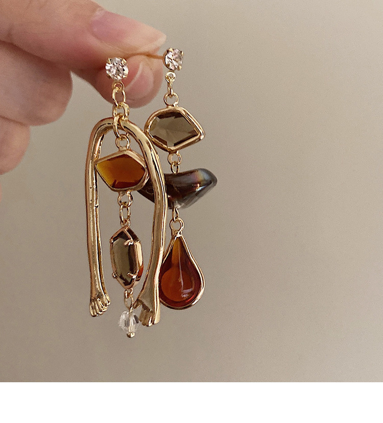 銀針珍珠耳環復古輕奢耳墜/清新甜美高级感耳飾