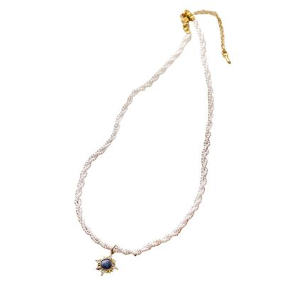 法式珍珠芒星项链