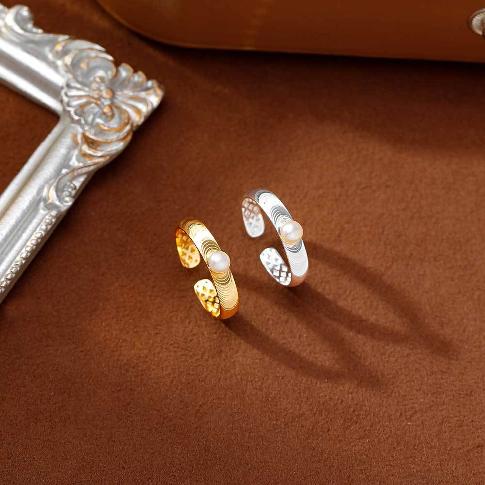 龍鱗紋開口戒指