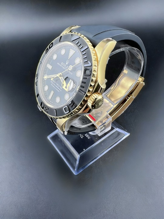 CLEANクリーン工場ROLEXロレックス ヨットマス  ター42 226658 イエローゴールド プラック文字 盤 ゴムプレスレット 1:1精度