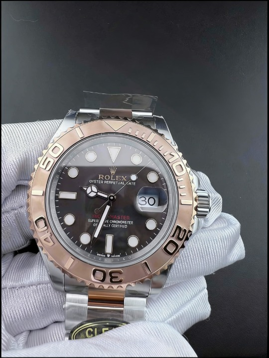 CLEANクリーン工場ROLEXロレックス ヨットマス ター40 126621コンビゴールド ローズゴールド文 字盤 1:1精度