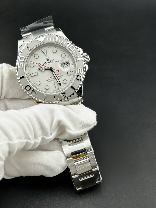 CLEANクリーン工場ROLEXロレックス ヨットマス ター40 116622 プラチナ文字盤 プラチナベゼル 1:1精度