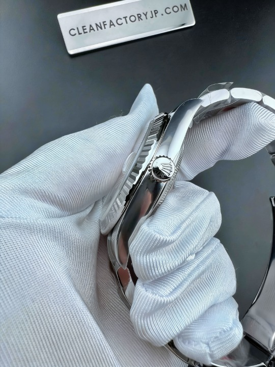 CLEANクリーン工場 ROLEXロレックスデイトジ ャスト126334 41mmホワイトマザーオブパールダ イヤモンド入り文字盤 フルーテッドベゼル オイス タープレスレット 1:1精度