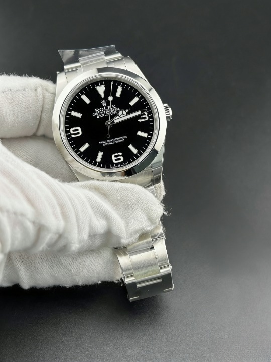 CLEANクリーン工場 ROLEXロレックス エクス プローラー1 224270 40mm ブラック オイスター スチール 1:1精度