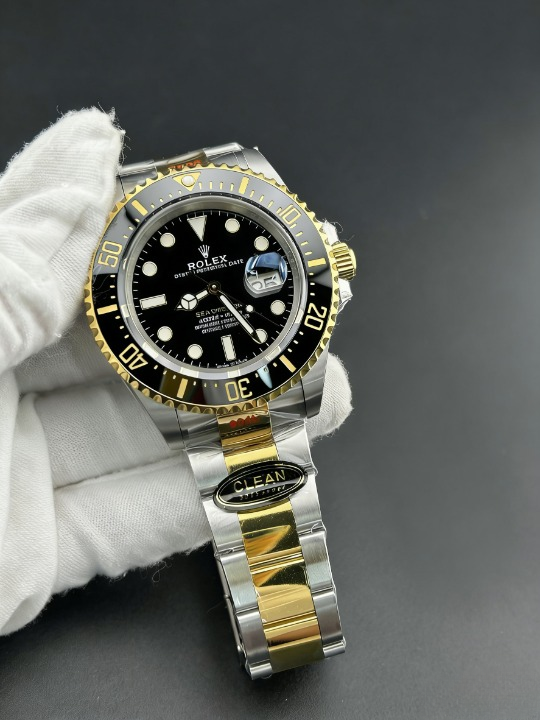 CLEANクリーン工場 ROLEXロレックスシードゥ エラー43mmコンビゴールド126603 ブラック 1:1 級