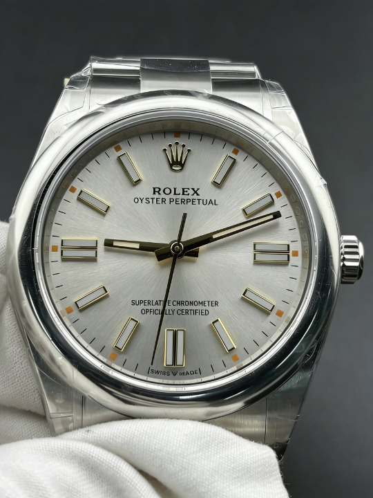 CLEANクリーン工場 ROLEXロレックス オイス ターパーペチュアル134300 シルバー   オ 41mm イスタースチール 1:1精度