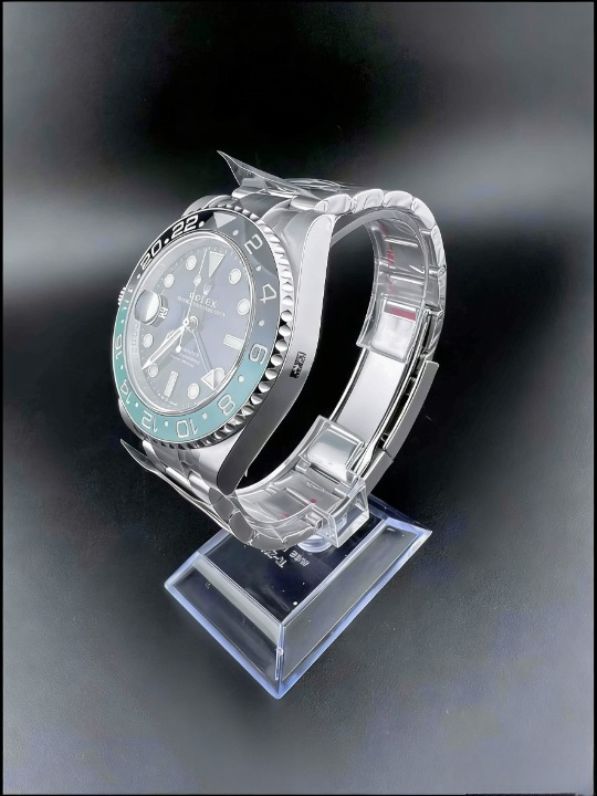 CLEANクリーン工場 ROLEXロレックスGMTマス 40mm 126720VTNR 左利き(スプライト) ター II  グリーン/ブラックベゼルブラック文字盤 1:1精度