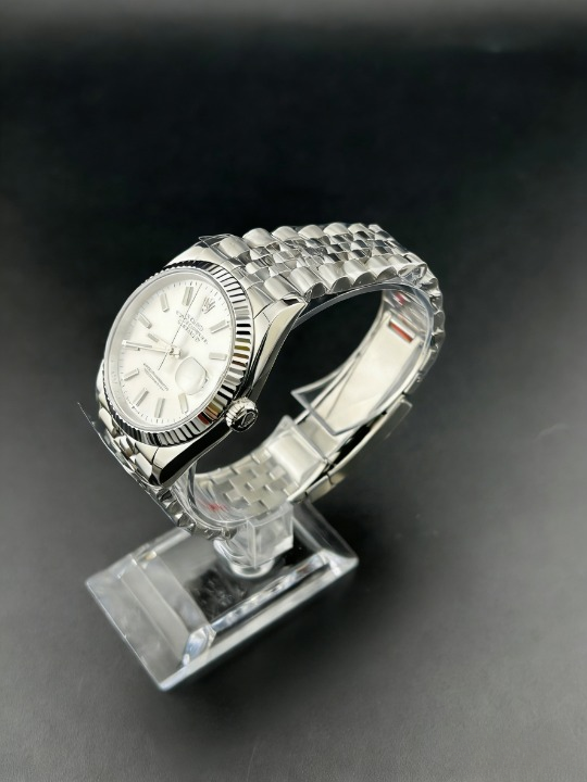 ROLEXロレックスデイトジ CLEANクリーン工場 ャスト126234 36mm シルバー文字盤 プラチナフ ルーテッドベゼル ジュビリープレスレット 1:1精 度