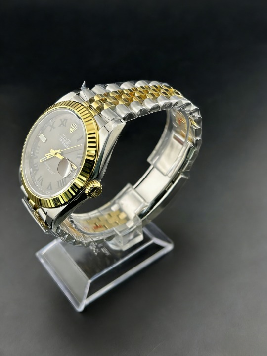 CLEANクリーン工場 ROLEXロレックスデイトジ ャスト126333 41mmコンビイエローゴールド ス レートローマ ウィンブルドンダイヤル ジュビリ ープレスレット 1:1精度