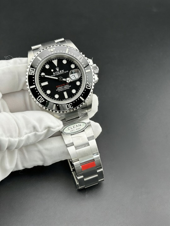 CLEANクリーン工場 ROLEXロレックスシードゥ エラー126600"赤シード" 43mm ブラック文字盤 1:1級