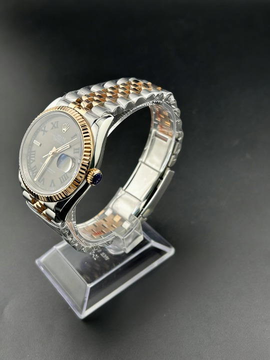 CLEANクリーン工場 ROLEXロレックスデイトジ ャスト126231 36mmコンビローズゴールド スレ ートローマ ウィンブルドンダイヤル ジュビリー プレスレット 1:1精度