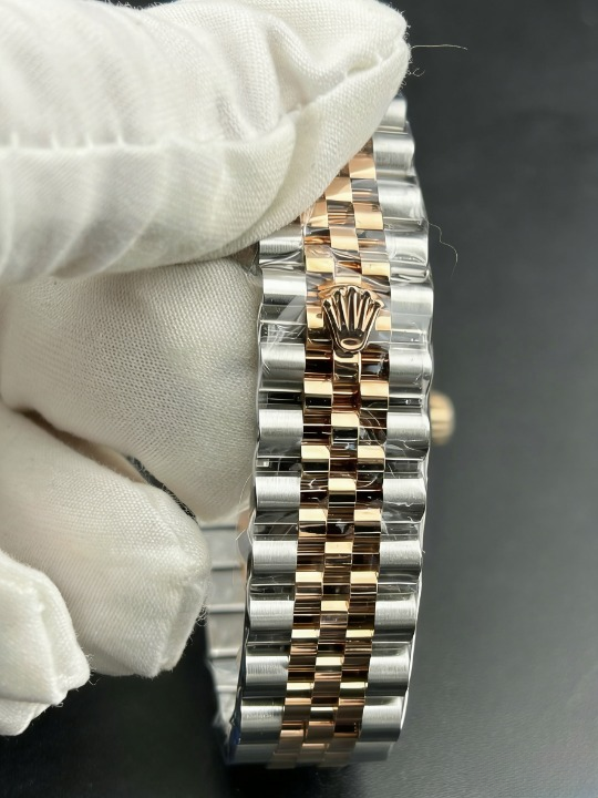 CLEANクリーン工場 ROLEXロレックス レディ ラデ イトジャスト コンビローズゴールド278271 31m mローマン目盛り グレー文字盤 フルーテッドベゼ ル ジュビリープレスレット 1:1精度