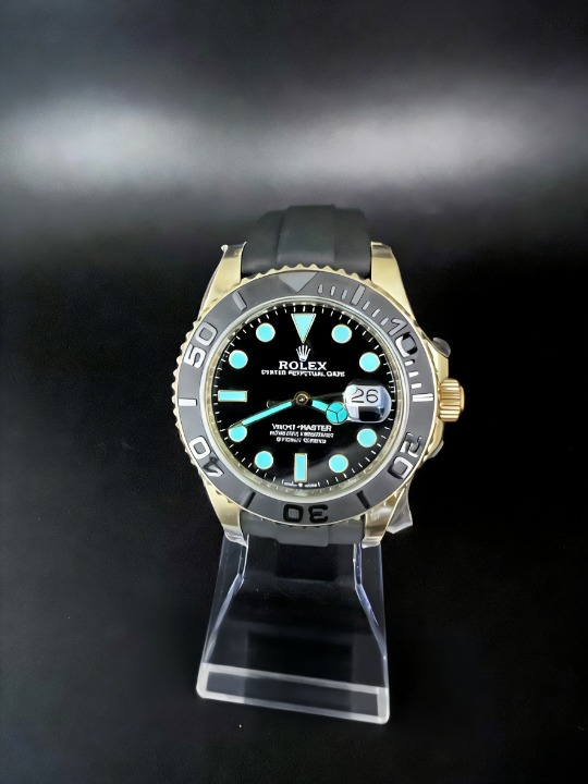 CLEANクリーン工場ROLEXロレックス ヨットマス  ター42 226658 イエローゴールド プラック文字 盤 ゴムプレスレット 1:1精度