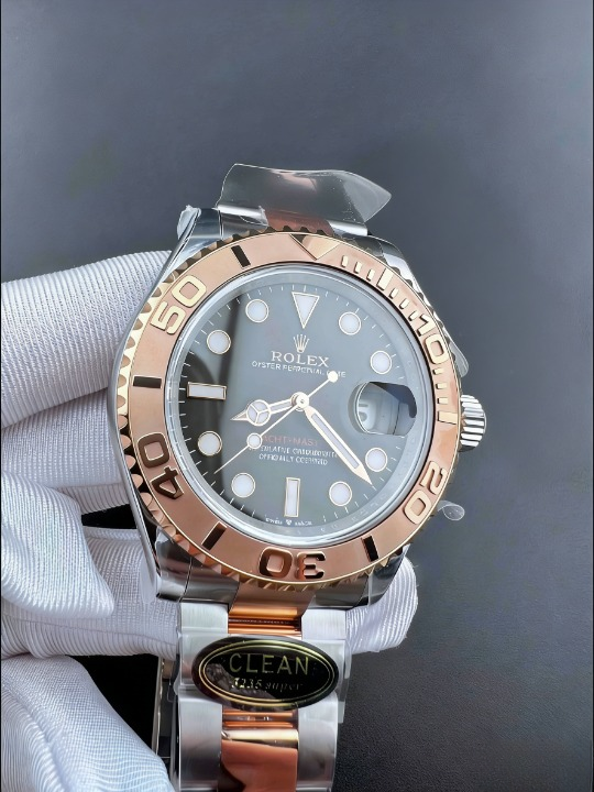 CLEANクリーン工場ROLEXロレックス ヨットマス ター40 126621ローズゴールド ブラック文字盤 1:1精度