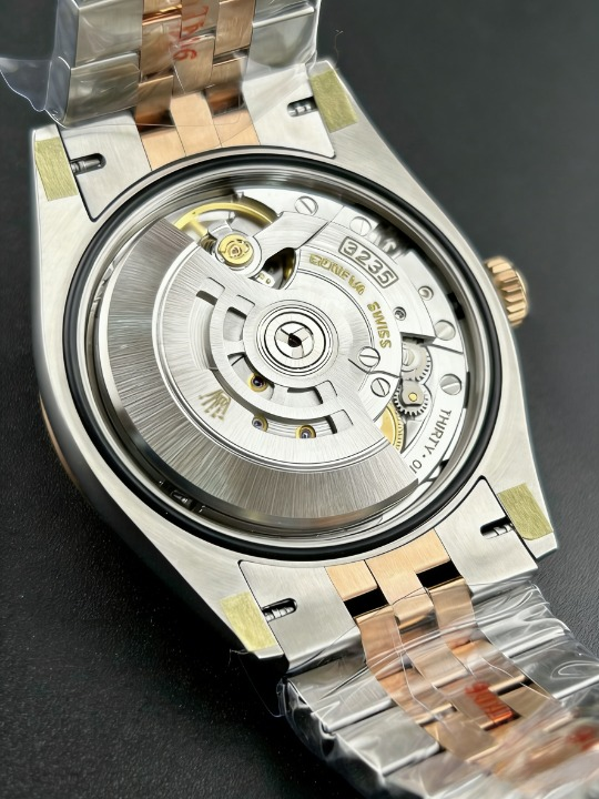 CLEANクリーン工場 ROLEXロレックスデイトジ ャスト126231 36mmコンビローズゴールド スレ ートローマ ウィンブルドンダイヤル ジュビリー プレスレット 1:1精度