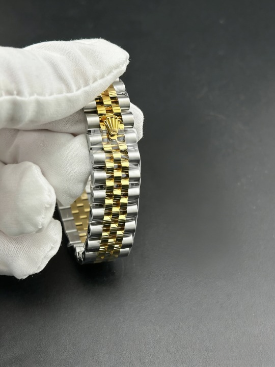 CLEANクリーン工場 ROLEXロレックスレディデ イトジャスト コンビゴールド278273 31mmダイ ヤモンド目盛り グリーン文字盤 フルーテッドベゼ ル ジュビリープレスレット   1:1精度