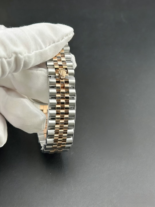 CLEANクリーン工場 ROLEXロレックスレディデ イトジャスト コンビローズゴールド278381RBR 31mmダイヤモンド目盛り ローズゴールド文字盤 ダイヤモンドベゼル ジュビリープレスレット  1:1 精度