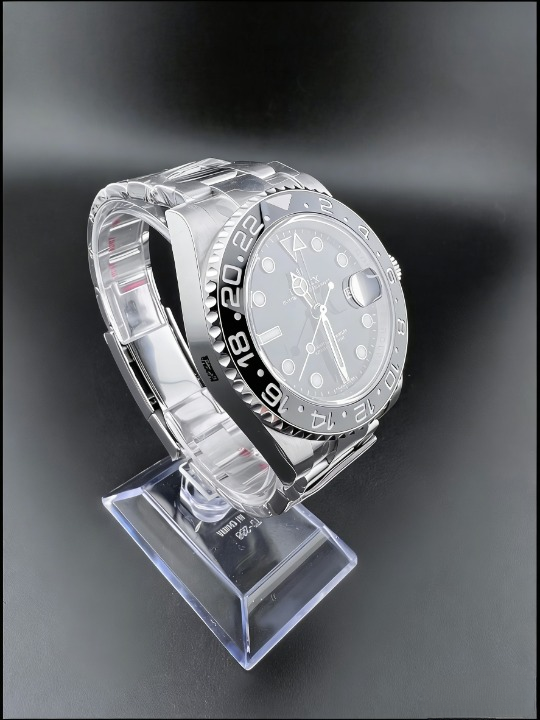 CLEANクリーン工場 ROLEXロレックスGMTマス ター ll 116710LN 40mm黒ベゼル プラック文字 盤グリーン針 1:1精度