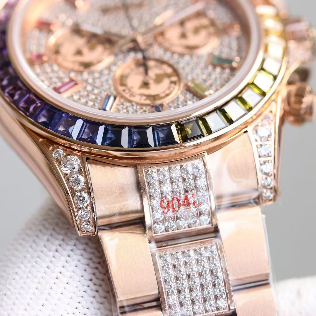 オイスター 40MM時計 K金18Kローズゴールドケース