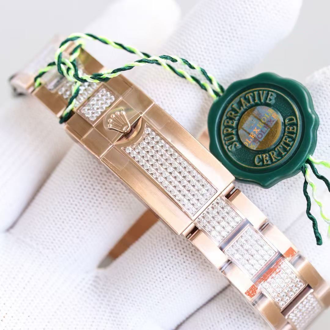 オイスター 40MM時計 K金18Kローズゴールドケース