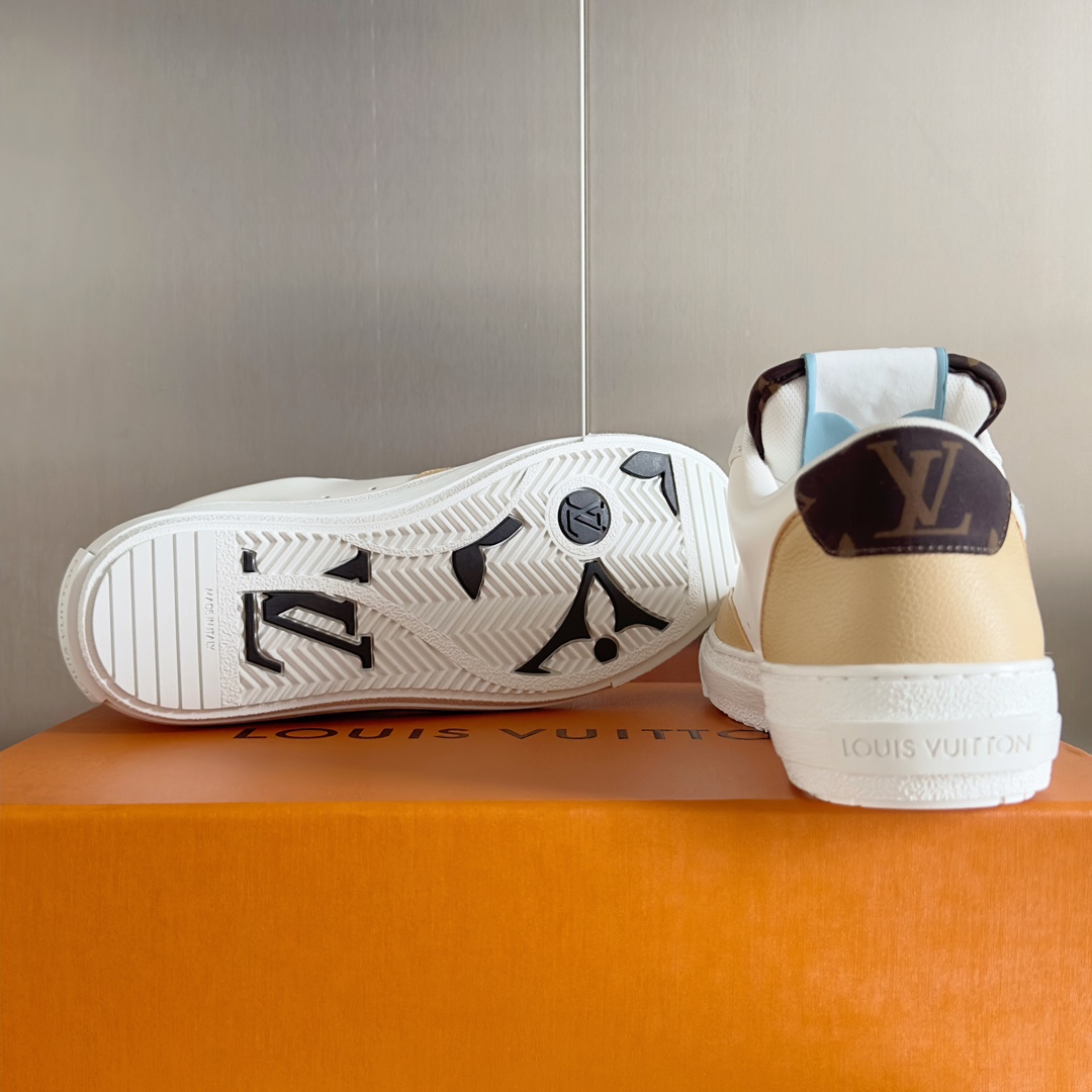 louis vuitton charlie シリーズ カップル用 カジュアル スニーカー