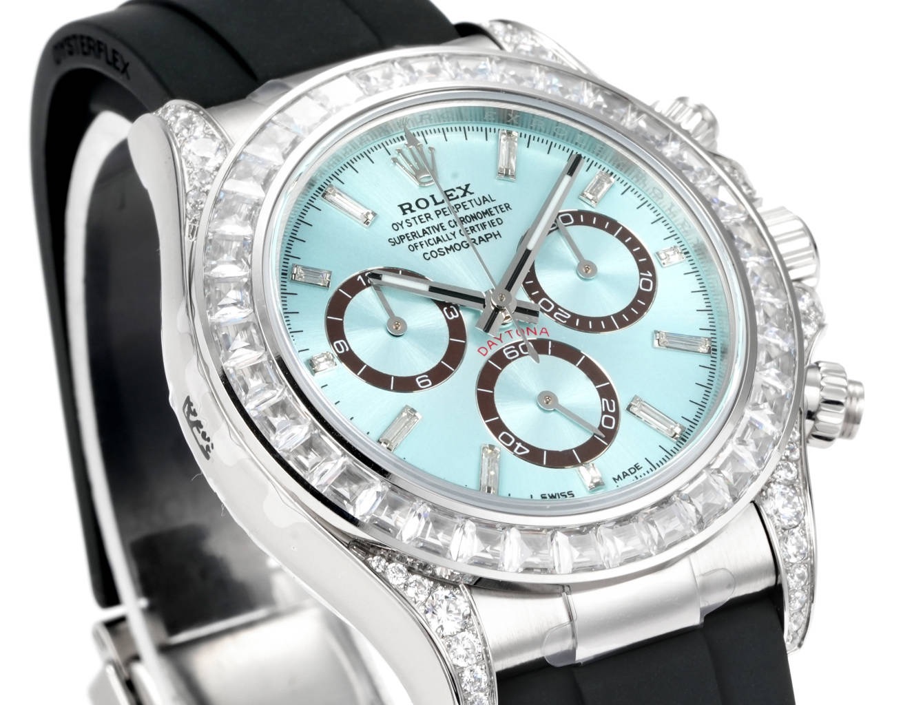 Rolex ロレックス 2025年新作 デイトナ 機械式腕時計 アイスブルー文字盤