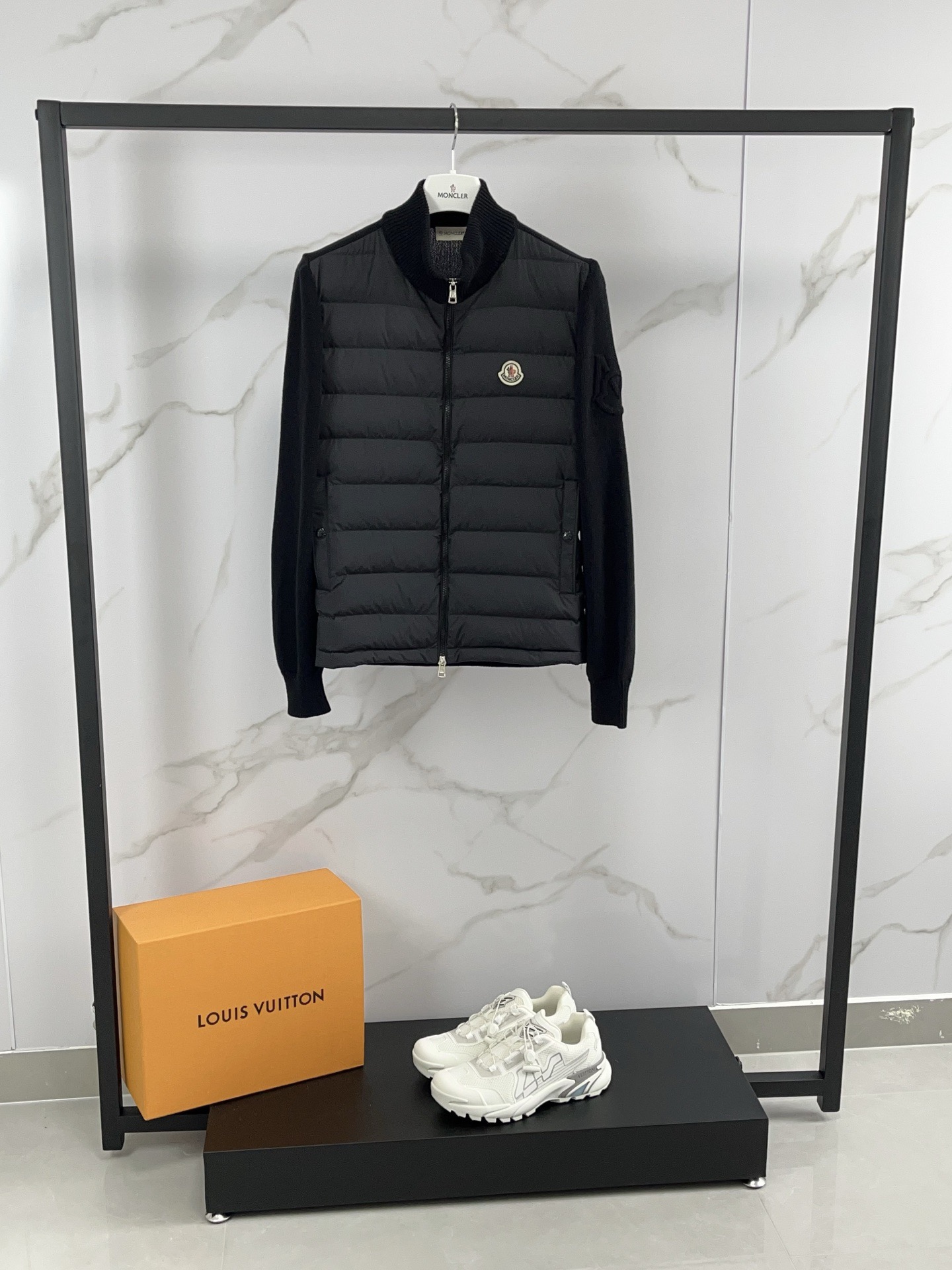 Moncler（モンクレール） 2025年最新作 ファッションデザイナーズモデル ダウン×ニットジャケット