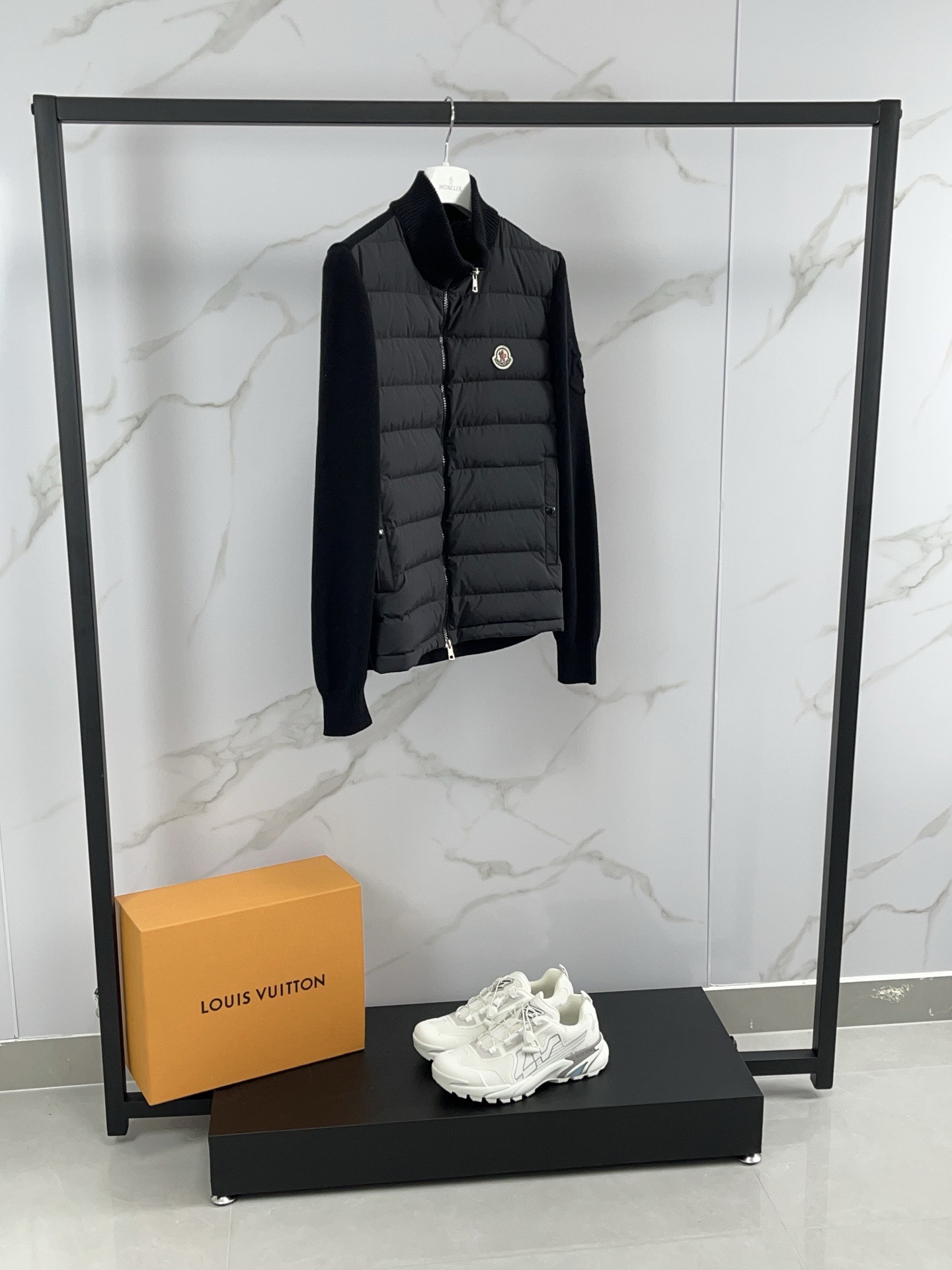 Moncler（モンクレール） 2025年最新作 ファッションデザイナーズモデル ダウン×ニットジャケット