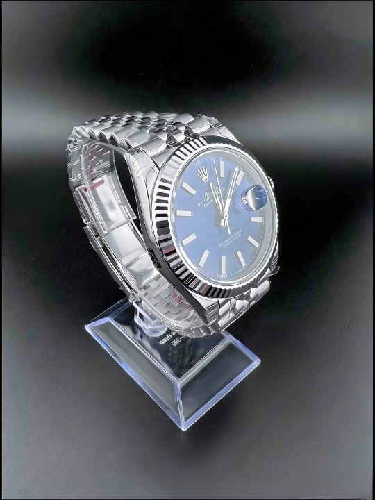 CLEANクリーン工場 ROLEXロレックスデイトジ ャスト126334  41mmブルー文字盤 フルーテッドベ ゼル  ジュビリープレスレット 1:1精度