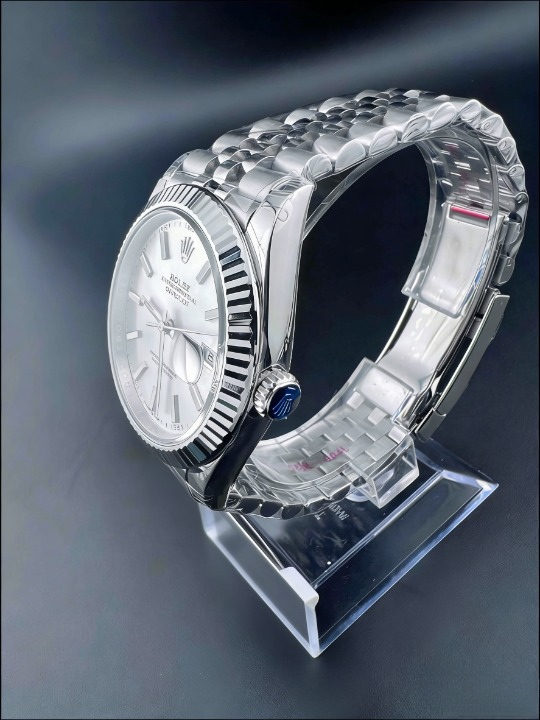 CLEANクリーン工場 ROLEXロレックスデイトジ ャスト126334 41mmシルバー文字盤 フルーテッド ベゼル ジュビリープレスレット 1:1精度