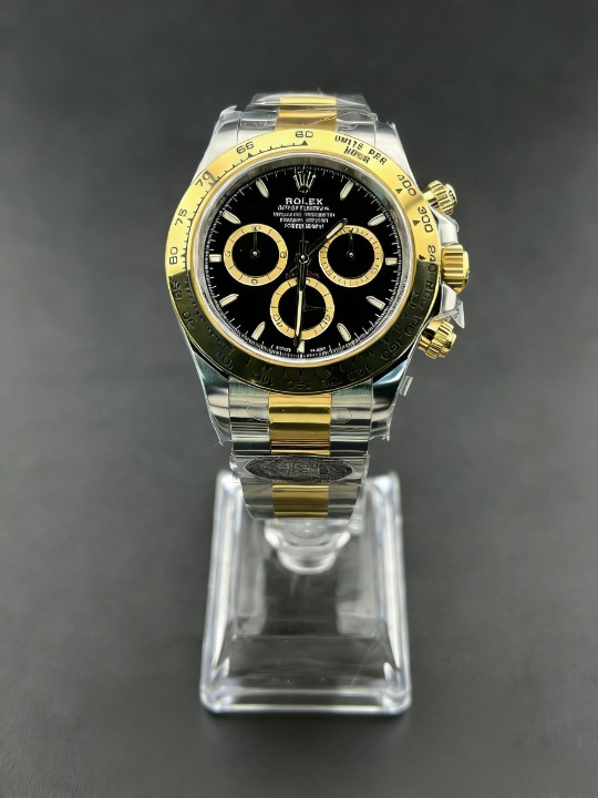 CLEANクリーン工場ROLEXロレックスデイトナ 126503 コンビイエローゴールド ブラック文字盤 cal.4131 1:1精度