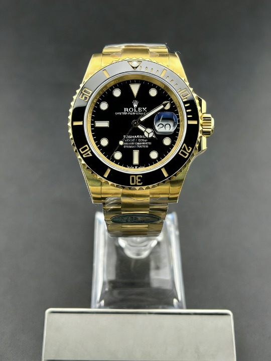 CLEANクリーン工場 ROLEXロレックスサブマリ ーナデイト41mm 126618LN 全ゴールド ブラック 文字盤 1:1級