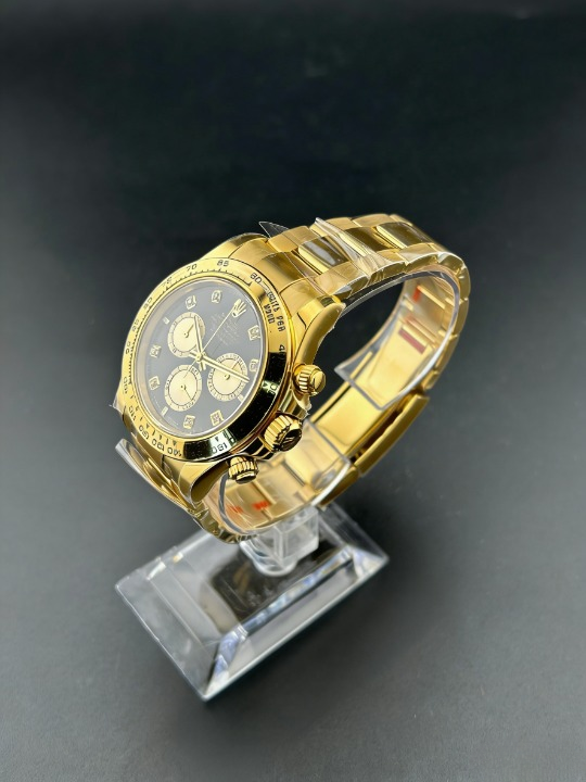 CLEANクリーン工場ROLEXロレックス デイトナ 126508 イエローゴールド ダイヤモンド目盛り フ ラック文字盤 cal.4131 1:1精度