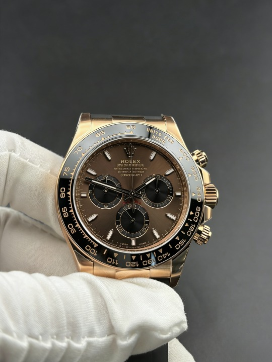 CLEANクリーン工場ROLEXロレックス デイトナ 126515LN ローズゴールド ブラウン文字盤 cal.4131 1:1精度