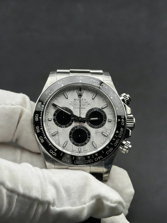CLEANクリーン工場ROLEXロレックス デイトナ 126519LNメテオライト (本物隕石) パンダ文字盤 cal.4131 1:1精度