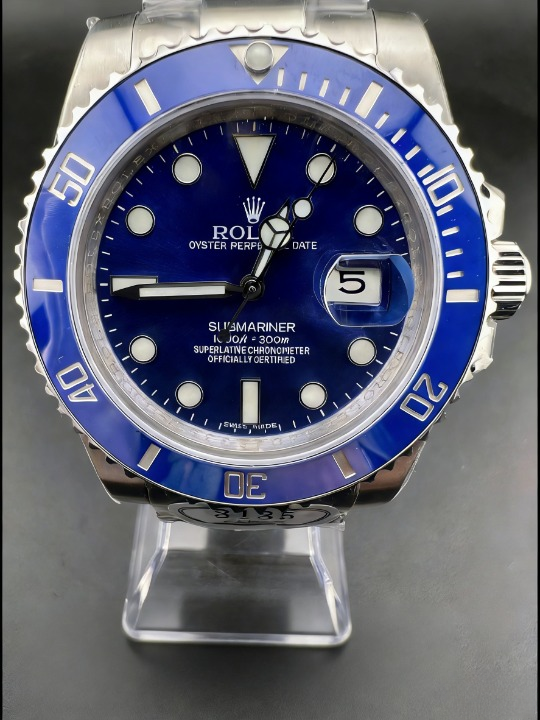 CLEANクリーン工場 ROLEXロレックスサブマリ ーナデイト40mm 116619LB ブルー プラチナ 1:1 級