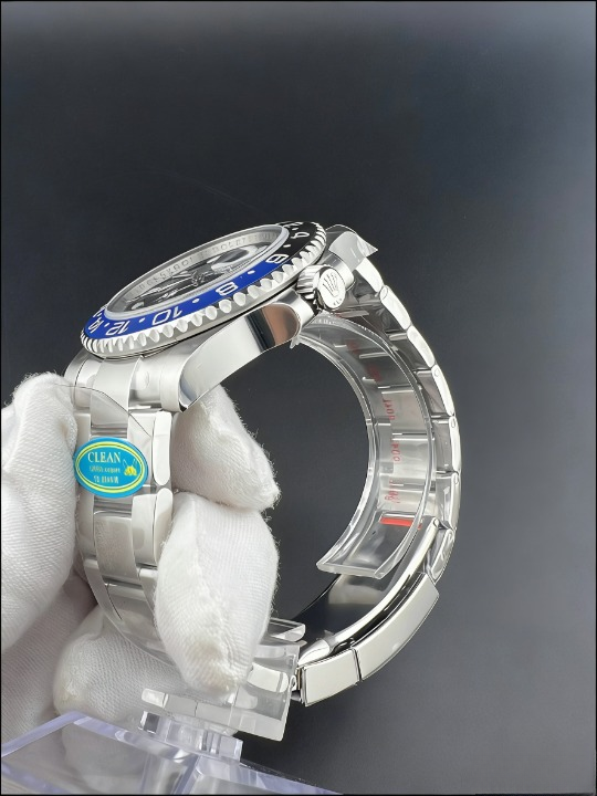 CLEANクリーン工場 ROLEXロレックスGMTマス ター | 126710BLNR 40mm青黒バッドマンベゼ ル ブラック文字盤 1:1精度
