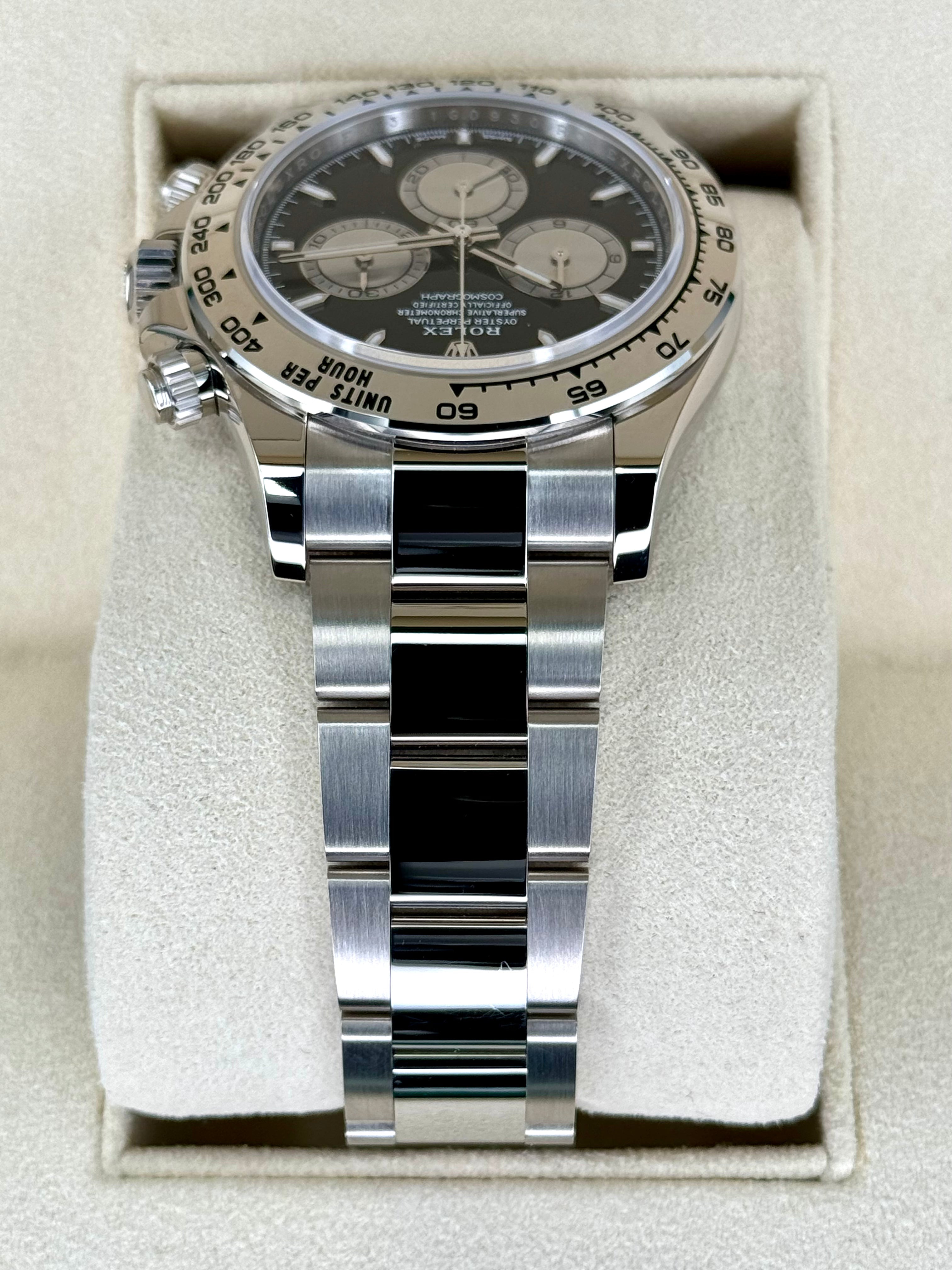 NEW 2024 ロレックス デイトナ 40mm 126509 ホワイトゴールド ブラックダイヤル