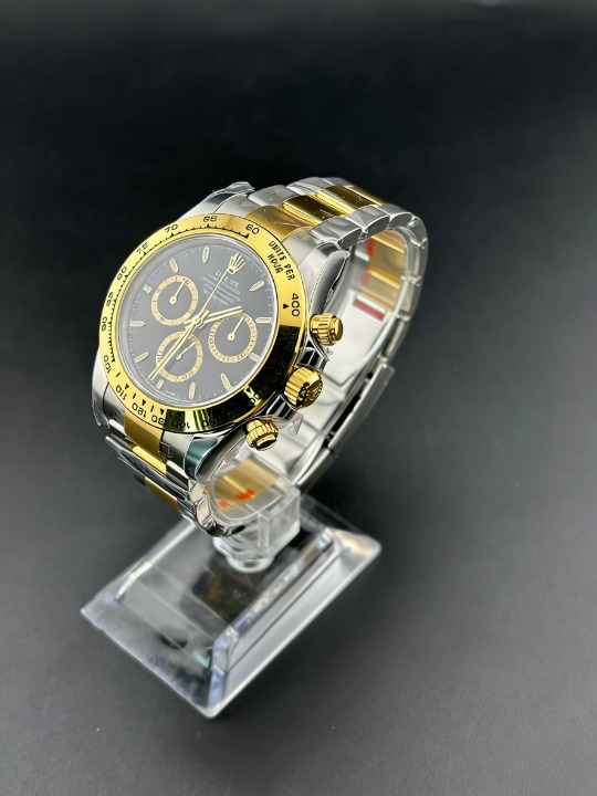 CLEANクリーン工場ROLEXロレックスデイトナ 126503 コンビイエローゴールド ブラック文字盤 cal.4131 1:1精度